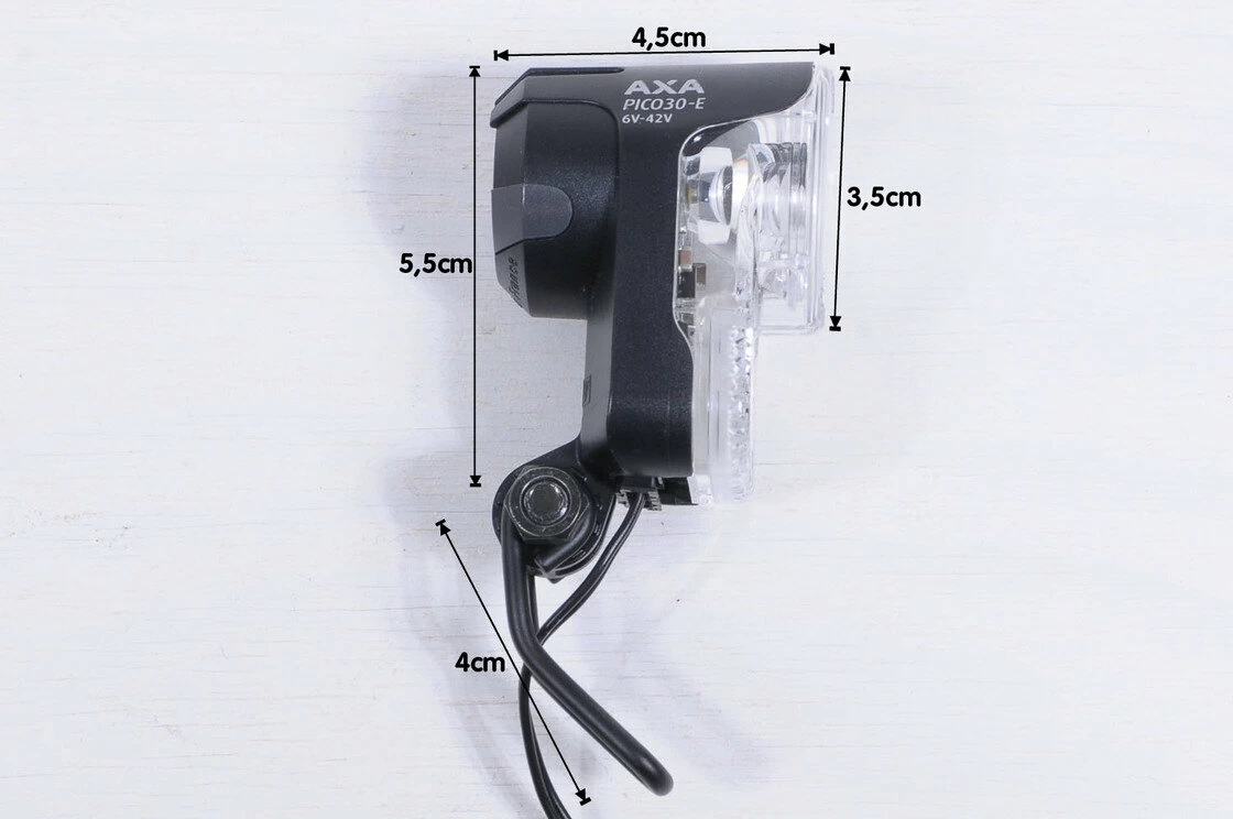 Przednia lampka AXA Pico30 E-bike 6-42V