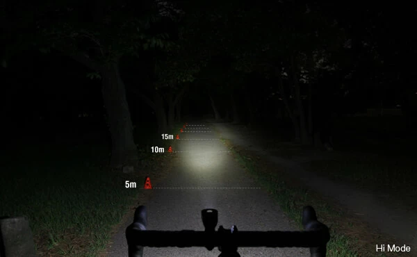 Przednia lampka CatEye HL-EL150RC Volt100 Niebieska