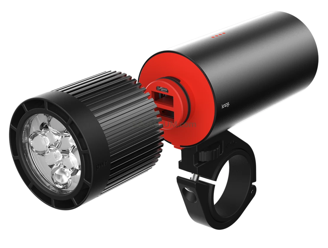 Przednia lampka Knog PWR Mountain 1000 Lumenów / 5000 mAh