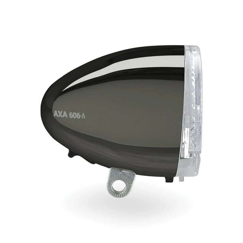 Przednia lampka rowerowa Axa 606 15 lux Auto Dark Chrome 