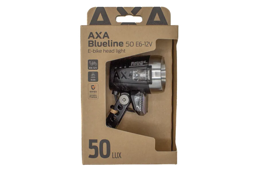 Przednia lampka rowerowa Axa Blueline 50 E-bike