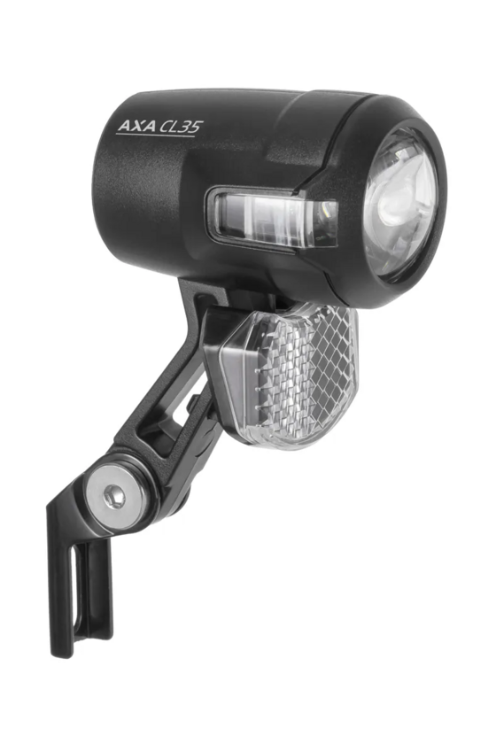 Przednia lampka rowerowa Axa Compact Line 35 Steady Auto