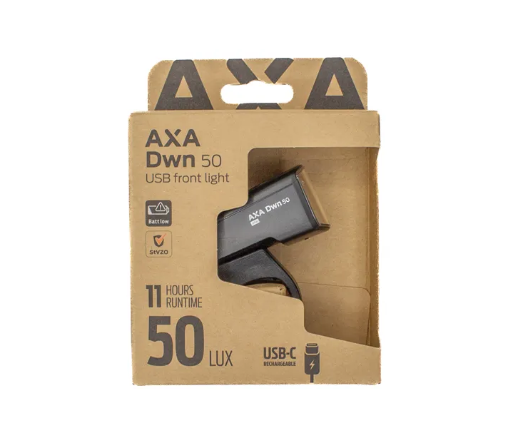 Przednia lampka rowerowa AXA Dwn 50 USB