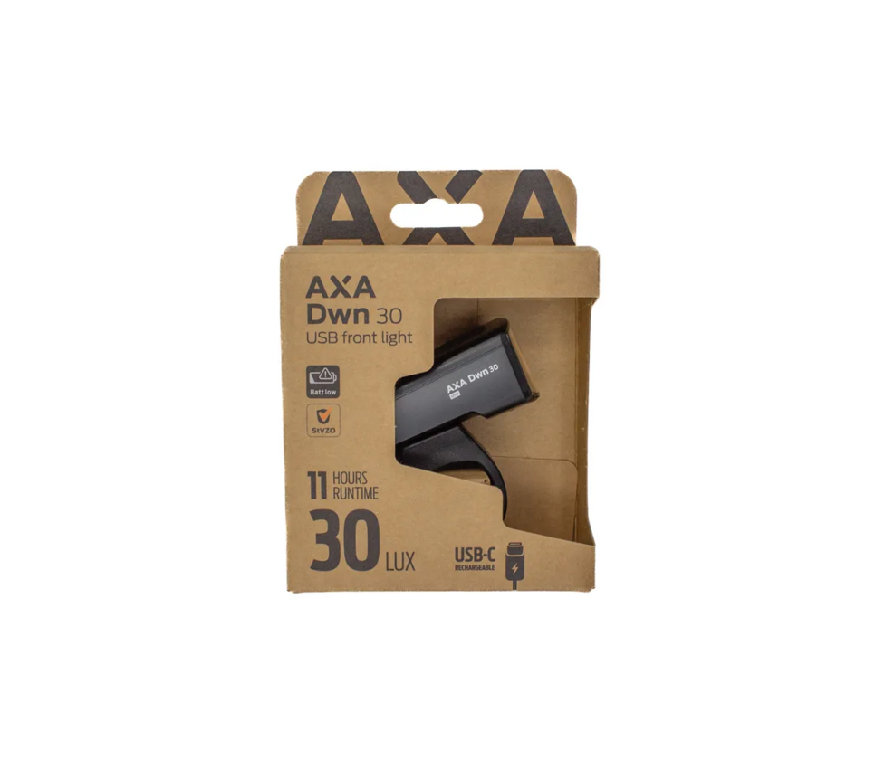 Przednia lampka rowerowa AXA Dwn Front 30 LUX USB