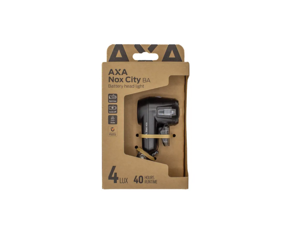 Przednia lampka rowerowa AXA Nox City Auto 4 LUX