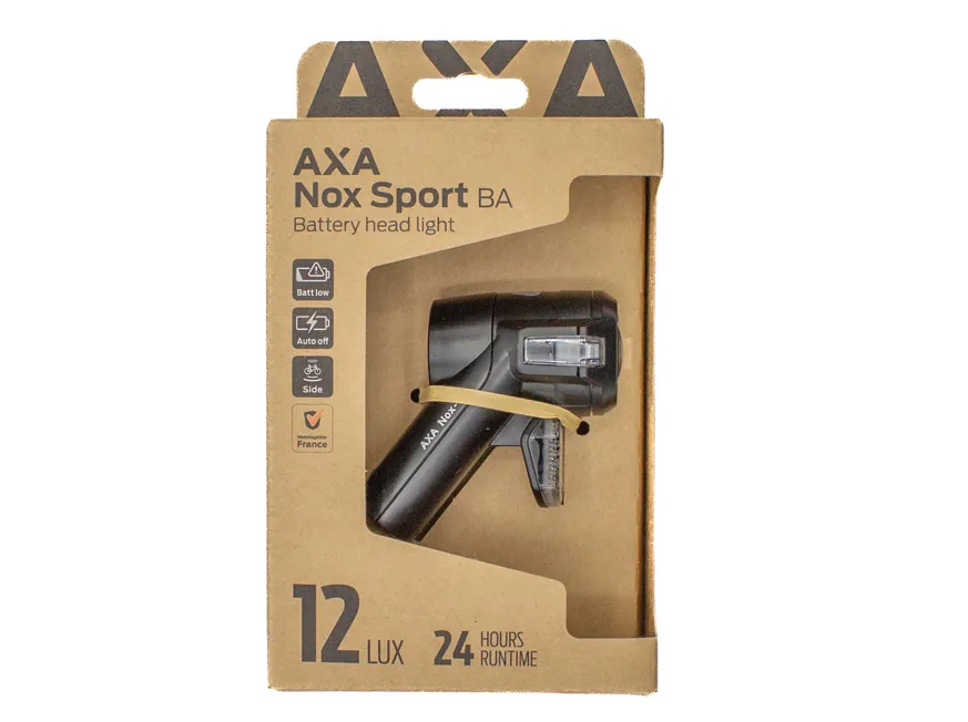 Przednia lampka rowerowa AXA Nox Sport Auto Off 12 LUX