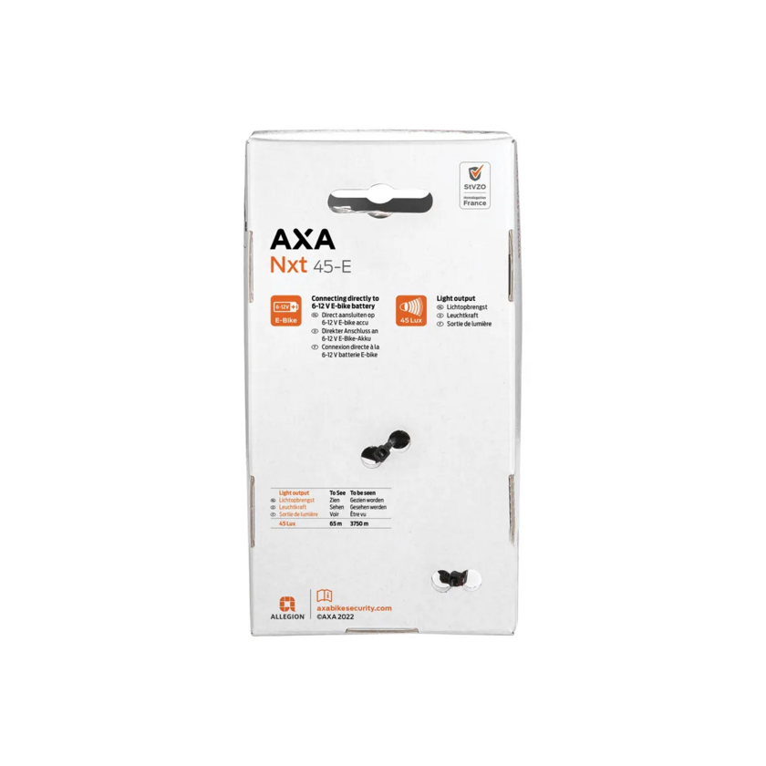Przednia lampka rowerowa Axa Nxt45 E-Bike 6-12V 45 Lux