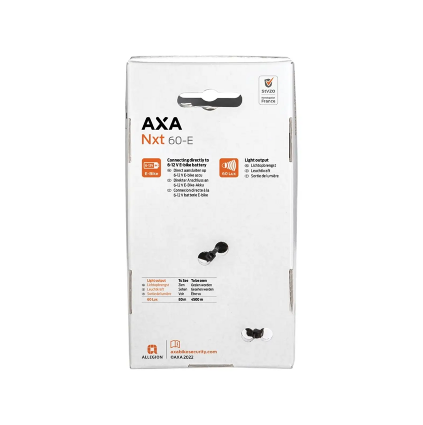 Przednia lampka rowerowa Axa NXT60 E-Bike 6-12V 60 Lux