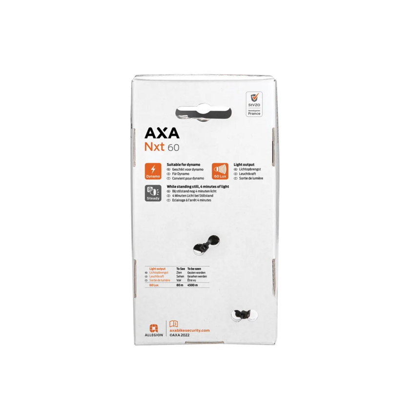 Przednia lampka rowerowa Axa NXT60 Steady na dynamo 60 Lux