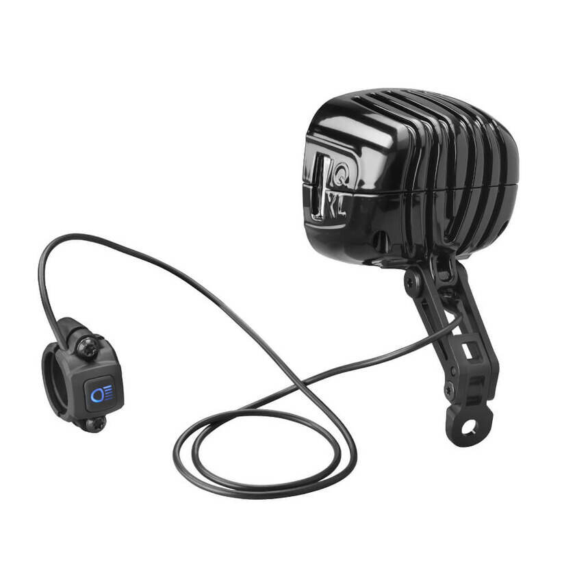 Przednia lampka rowerowa Busch & Müller Lumotec IQ-XL E światła drogowe e-bike 11-48V 300 Lux