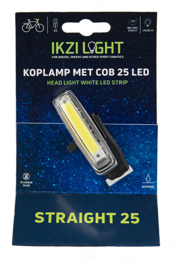 Przednia lampka rowerowa IKZI Light Straight 25 USB