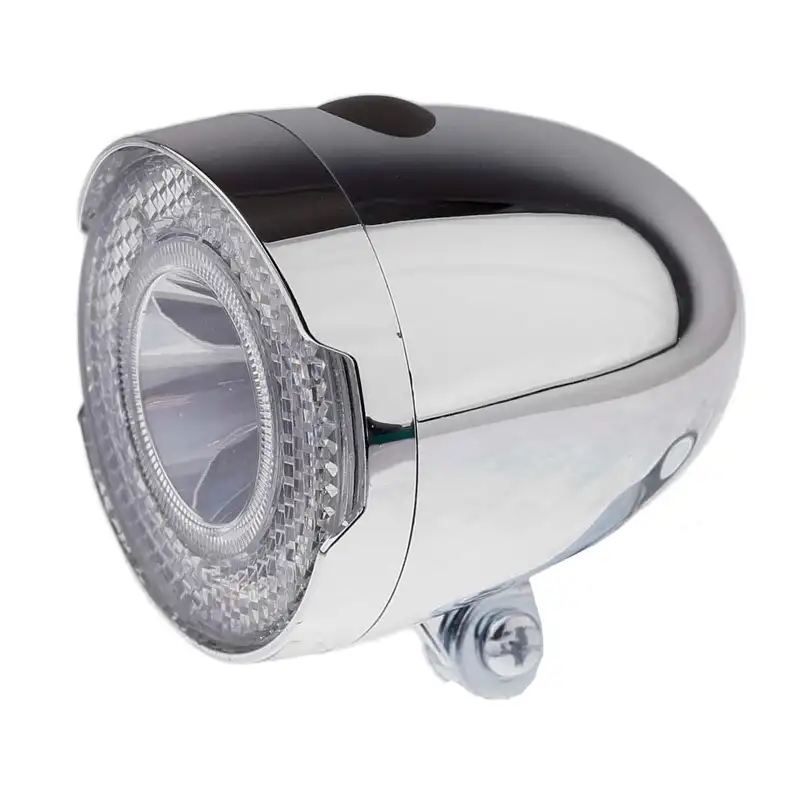 Przednia lampka rowerowa IKZI Retro JR WP Chrom