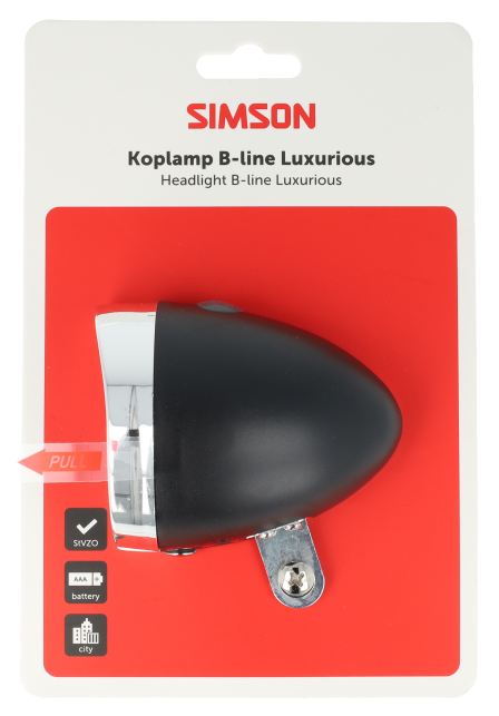 Przednia lampka rowerowa SIMSON Classic Luxurious 30 LUX