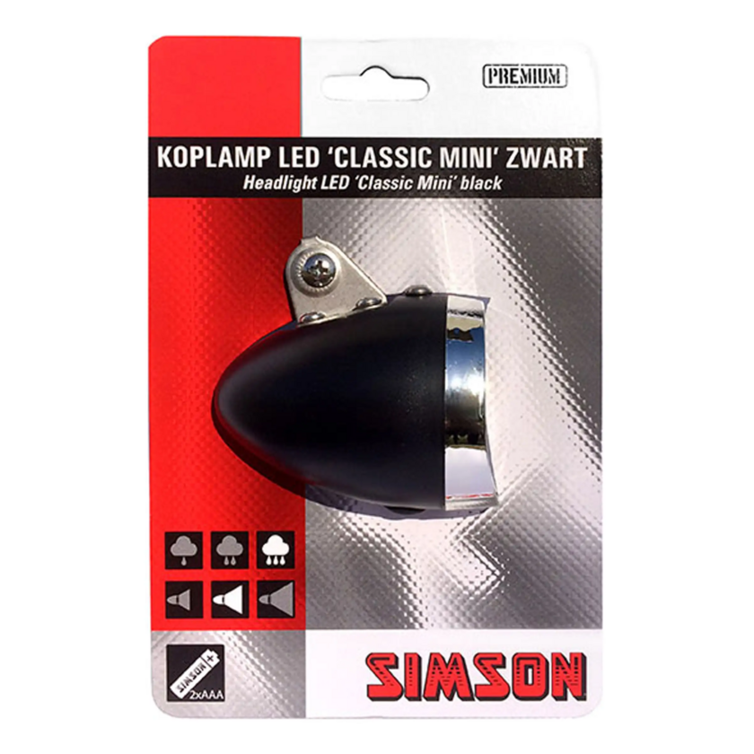 Przednia lampka rowerowa SIMSON Classic Mini 4 LUX