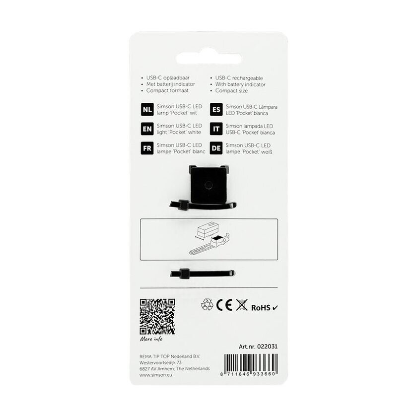 Przednia lampka rowerowa SIMSON Pocket USB