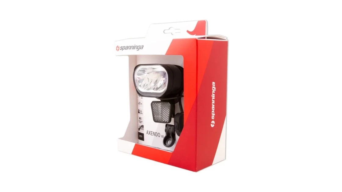 Przednia lampka rowerowa Spanninga Axendo 80 XEFc e-bike 6-36V