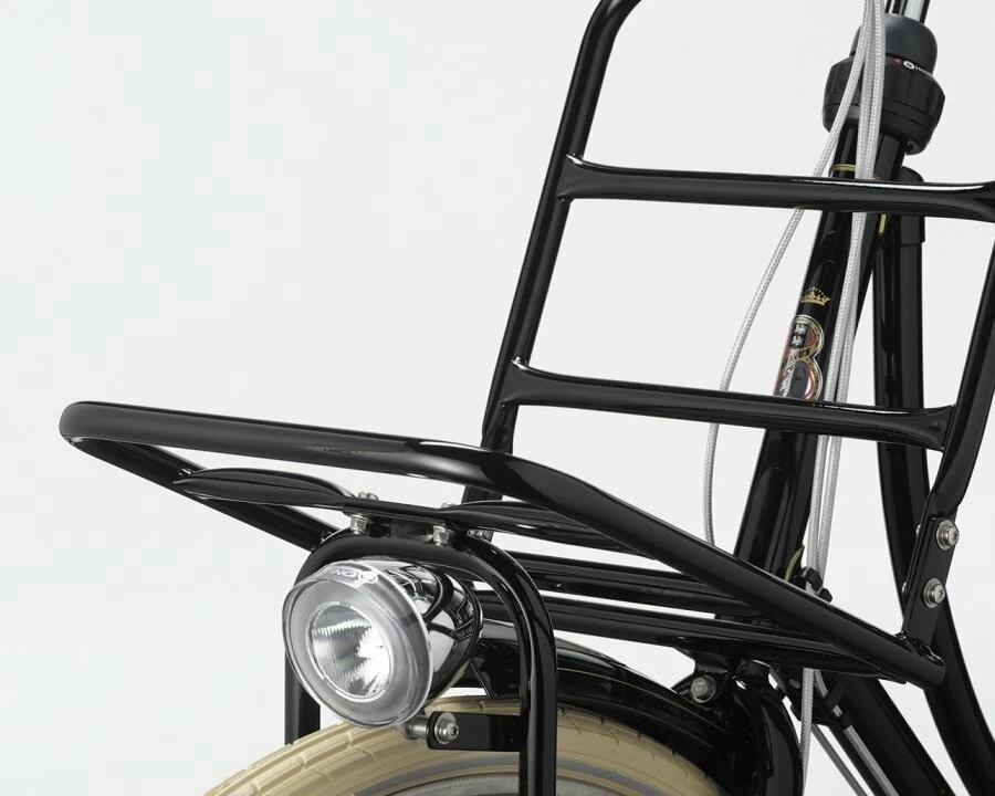 Przednia lampka rowerowa Spanninga Swingo czarna