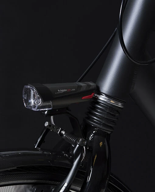 Przednia lampka rowerowa Spanninga Trigon 25 USB