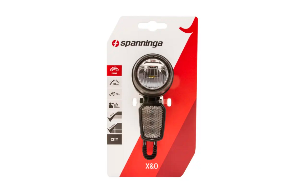 Przednia lampka rowerowa Spanninga X&O 30 XE E-bike 6-36V