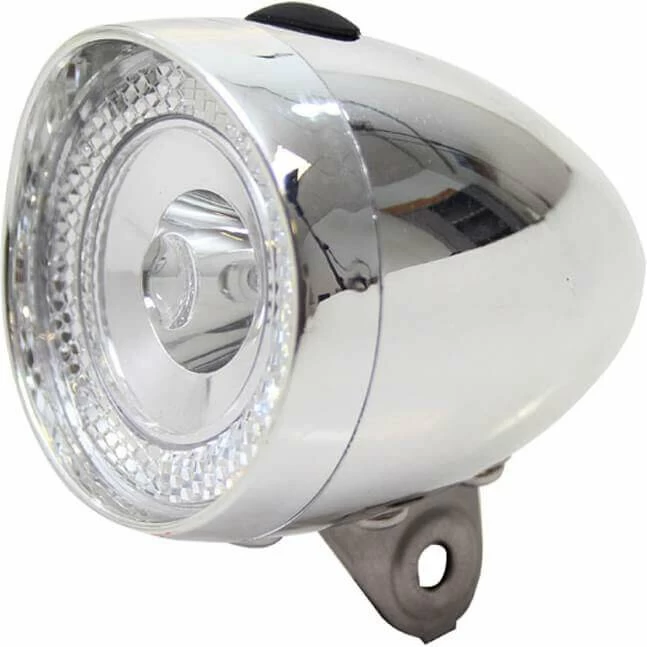 Przednia lampka rowerowa Union UN-4955 Retro OEM Srebrny