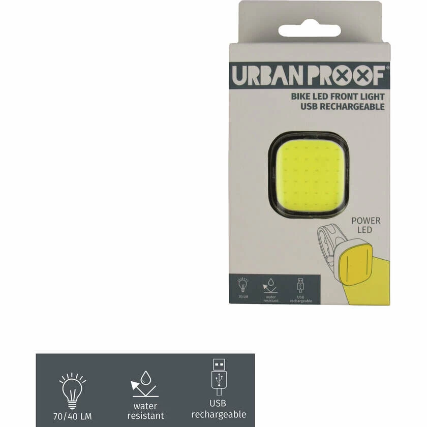 Przednia lampka rowerowe Urban Proof Bike LED Front Light USB