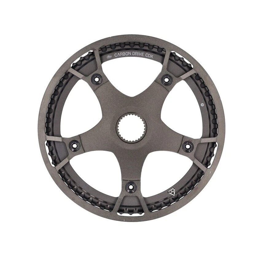 Przednia zębatka rowerowa Gates Carbon Drive CDX Gen4 55T Black