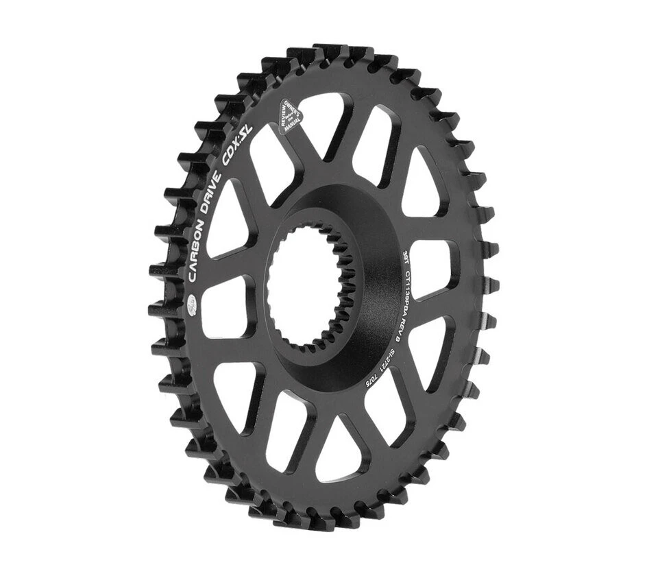 Przednia zębatka rowerowa Gates Carbon Drive CDX Pinion Aluminium 39T Black