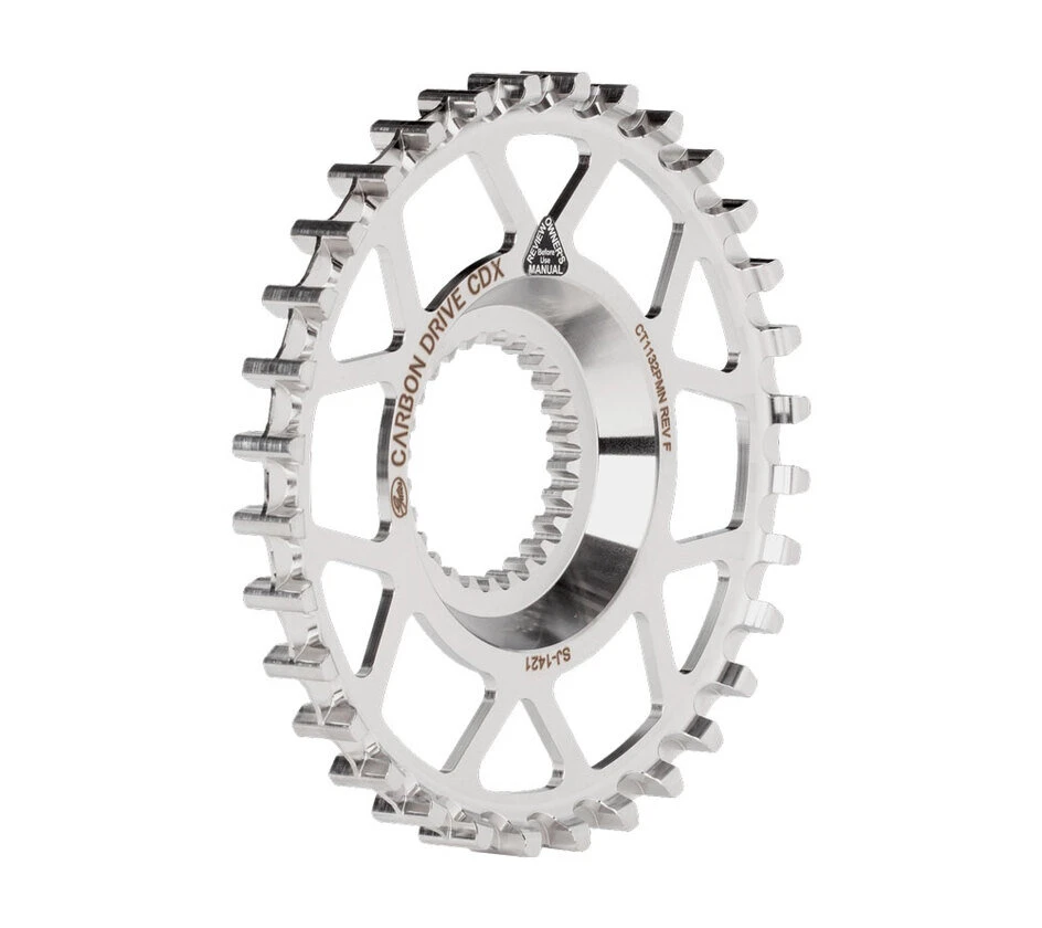 Przednia zębatka rowerowa Gates Carbon Drive CDX Pinion RVS 32T Silver