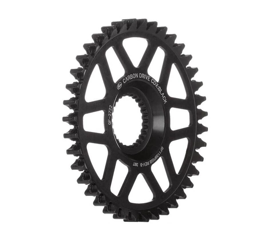 Przednia zębatka rowerowa Gates Carbon Drive CDX Pinion RVS 39T Black