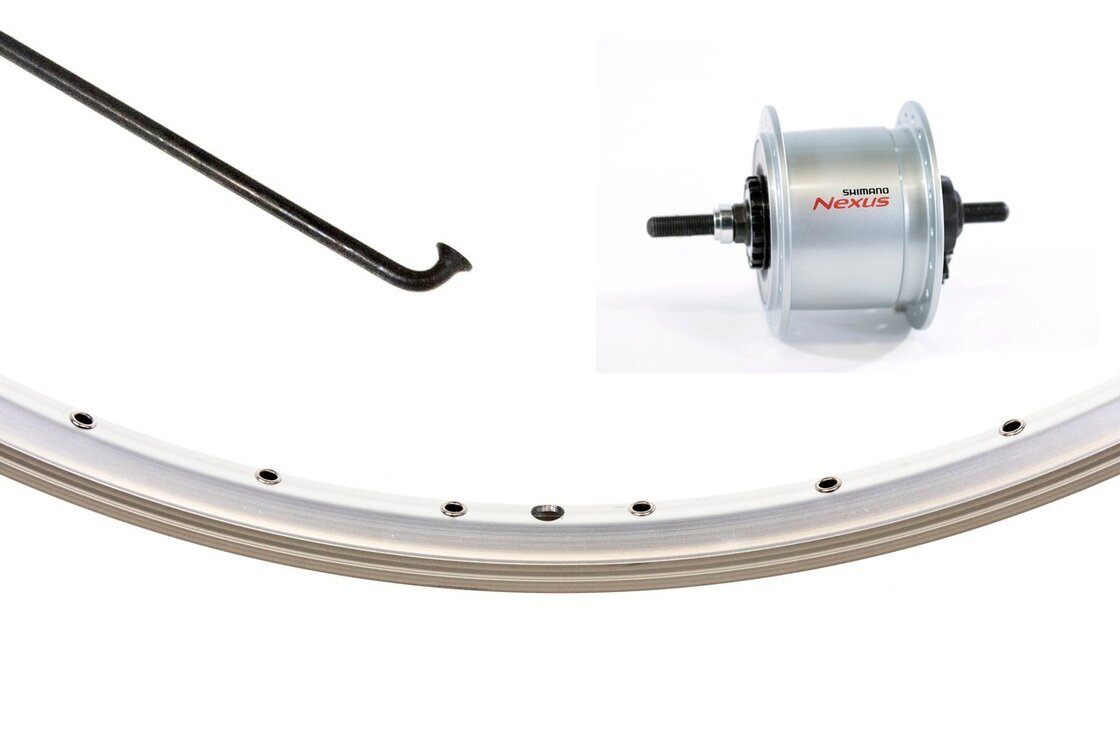 Przednie koło rowerowe Gazelle Mach-1 ER10 28" piasta dynamo Shimano