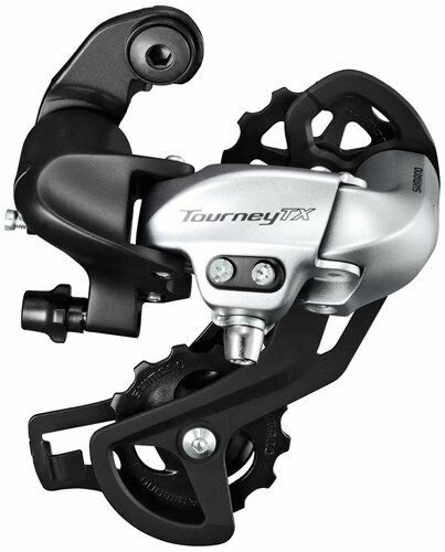 Przerzutka rowerowa tylna Shimano Tourney TX800 srebrna