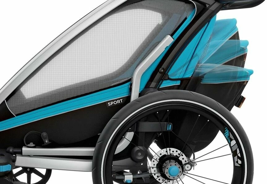 Przyczepka dla dzieci Thule Chariot Sport Niebieski/Czarny