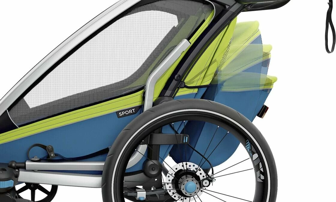 Przyczepka dla dzieci Thule Chariot Sport Zielony/niebieski