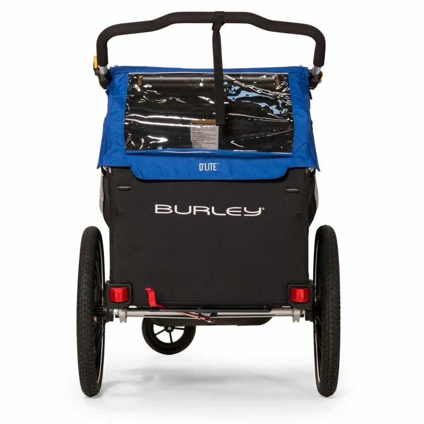 Przyczepka rowerowa dla dzieci Burley D’Lite Old School Blue