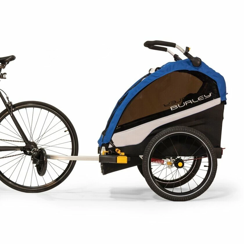 Przyczepka rowerowa dla dzieci Burley D’Lite Old School Blue
