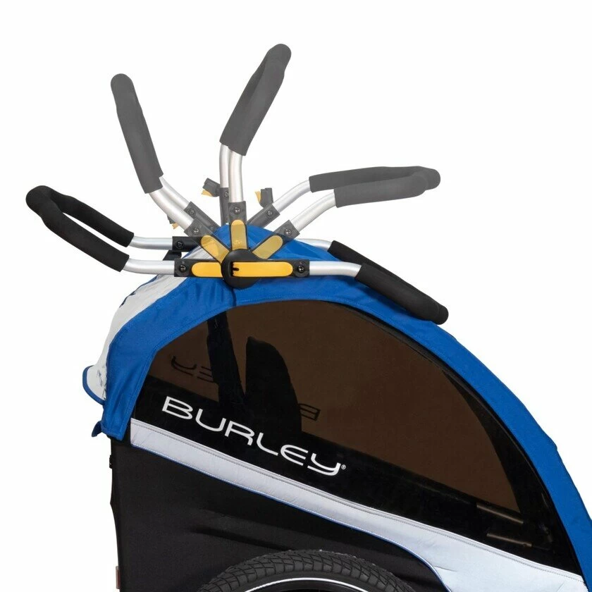 Przyczepka rowerowa dla dzieci Burley D’Lite Old School Blue