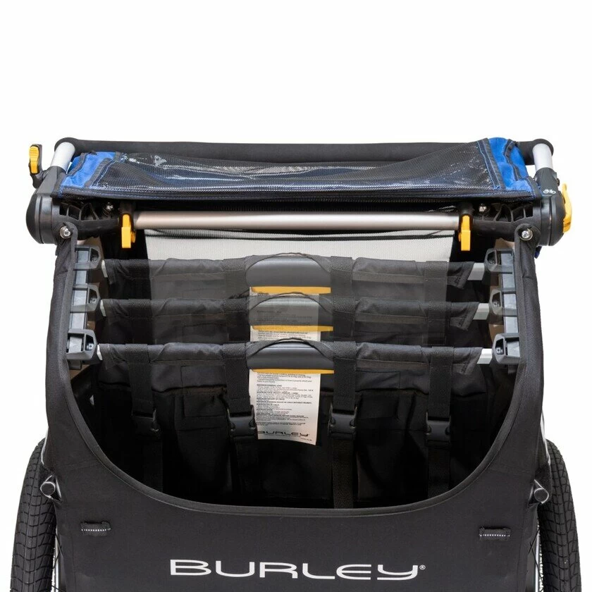 Przyczepka rowerowa dla dzieci Burley D’Lite Old School Blue