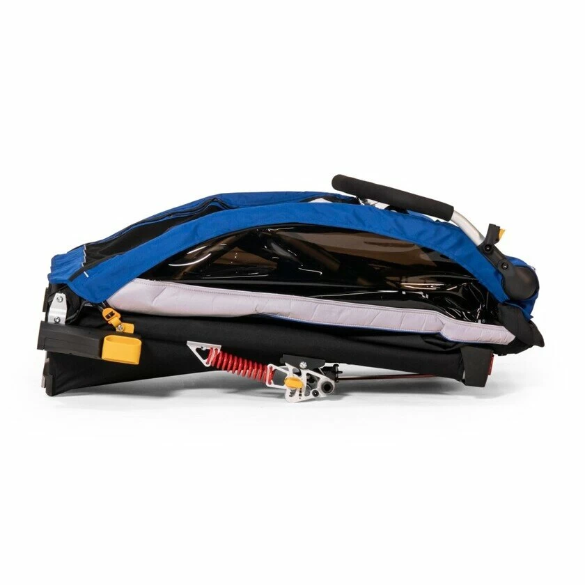 Przyczepka rowerowa dla dzieci Burley D’Lite Old School Blue