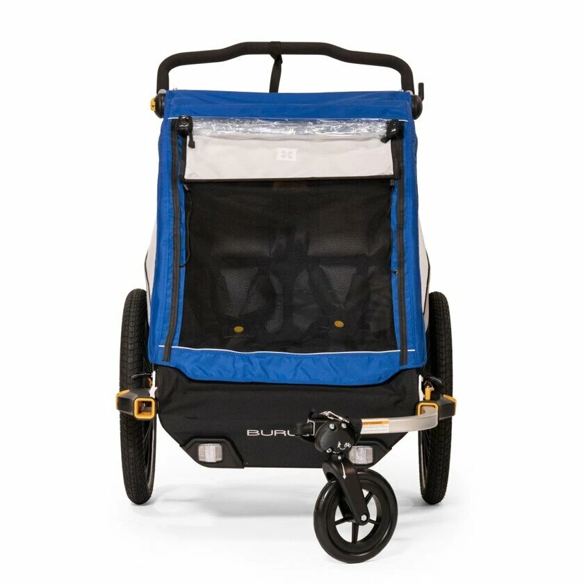 Przyczepka rowerowa dla dzieci Burley D’Lite Old School Blue