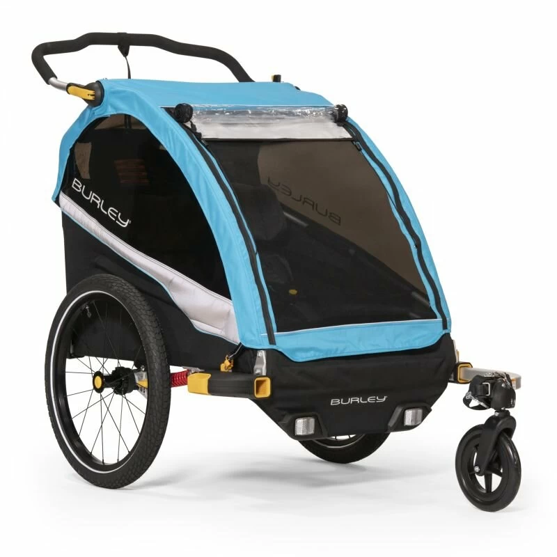 Przyczepka rowerowa dla dzieci D'lite X Double Aqua 2022/23