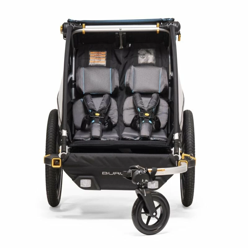 Przyczepka rowerowa dla dzieci D'lite X Double Aqua 2022/23