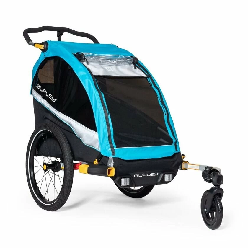 Przyczepka rowerowa dla dzieci D'lite X Single Aqua