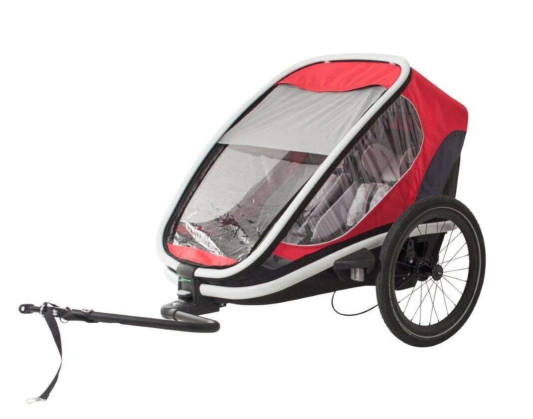 Przyczepka rowerowa dla dzieci Hamax Outback 2w1 szara