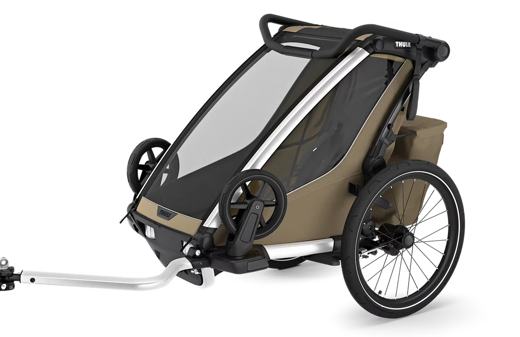 Przyczepka rowerowa dla dzieci Thule Chariot Cross 2 G3 Faded Khaki