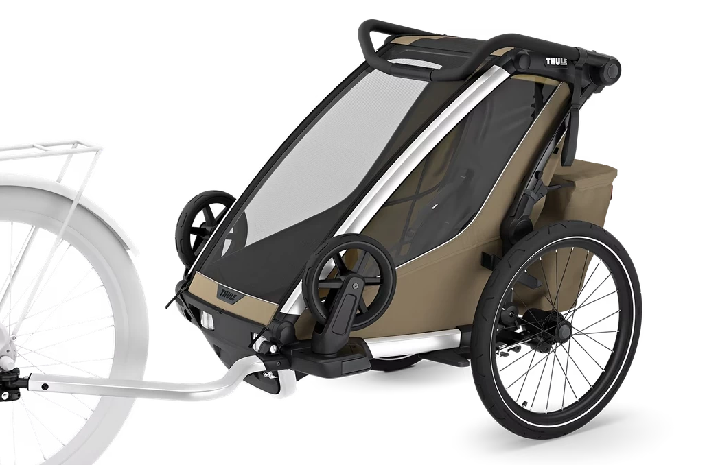 Przyczepka rowerowa dla dzieci Thule Chariot Cross 2 G3 Faded Khaki