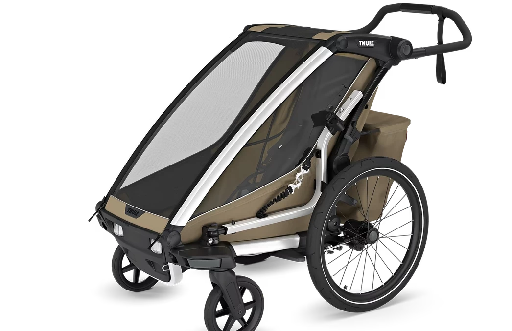 Przyczepka rowerowa dla dzieci Thule Chariot Cross 2 G3 Faded Khaki