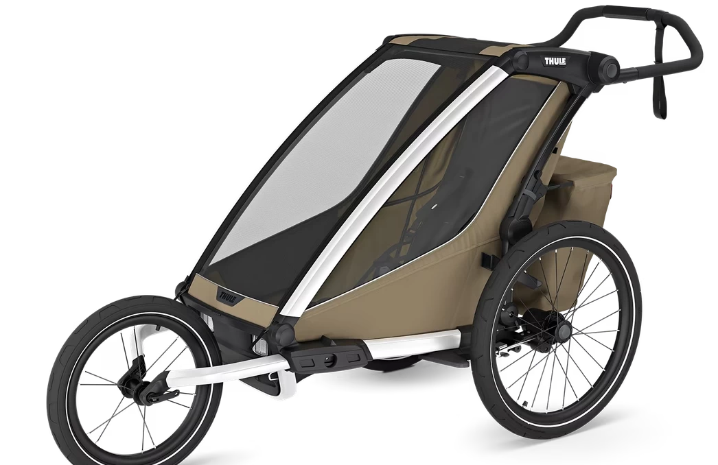 Przyczepka rowerowa dla dzieci Thule Chariot Cross 2 G3 Faded Khaki