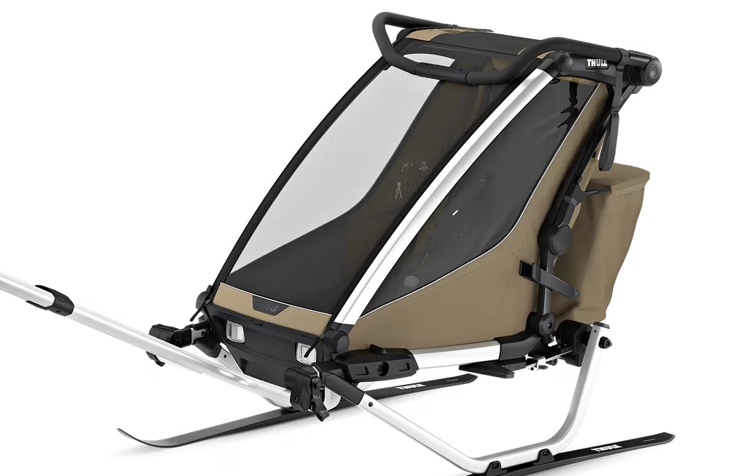 Przyczepka rowerowa dla dzieci Thule Chariot Cross 2 G3 Faded Khaki