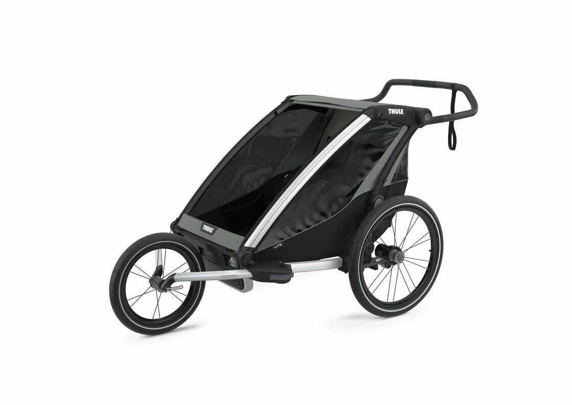 Przyczepka rowerowa dla dziecka THULE Chariot Lite 2 Agave Black