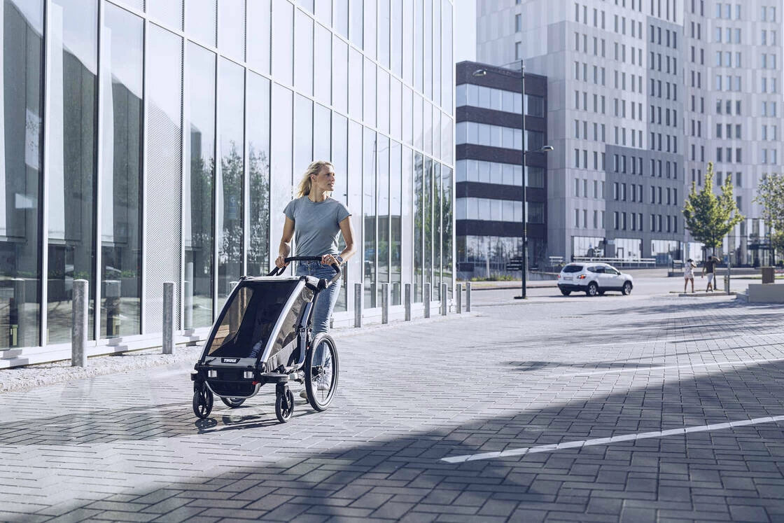 Przyczepka rowerowa dla dziecka THULE Chariot Lite 2 Agave Black